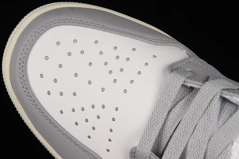 All categories Air Jordan Jordan series basketball shoes Air Jordan 1 Low Air Jordan 1 Low "Vintage Grey" AJ Joe 1 white gray 553558-053
